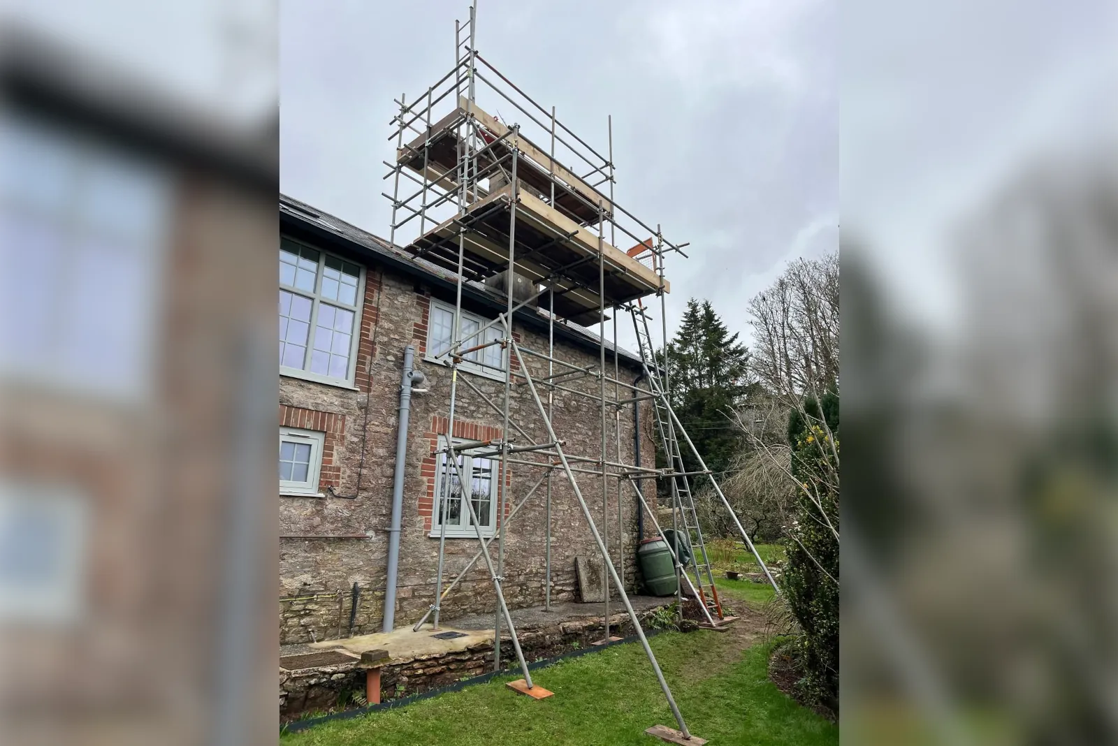 Chimney stack in maldon, general maintenance.